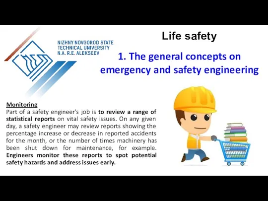 1. The general concepts on emergency and safety engineering Monitoring Part