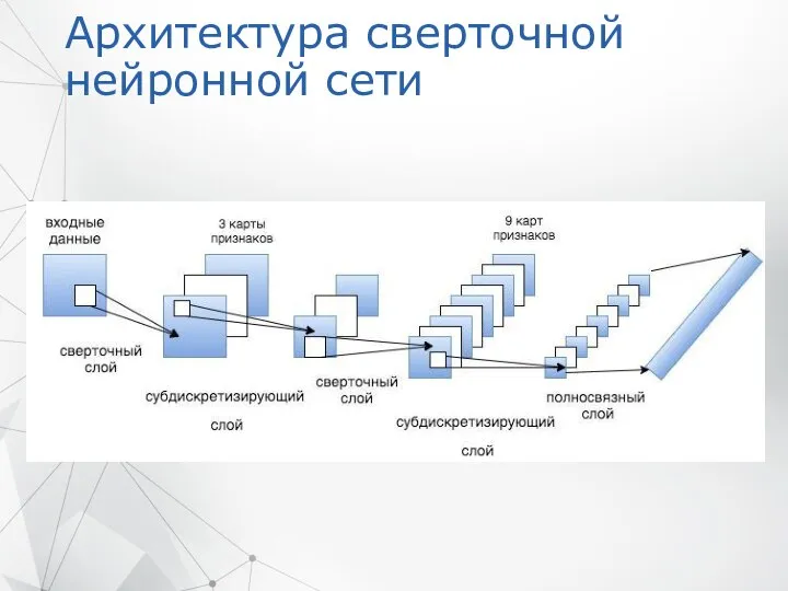 Архитектура сверточной нейронной сети