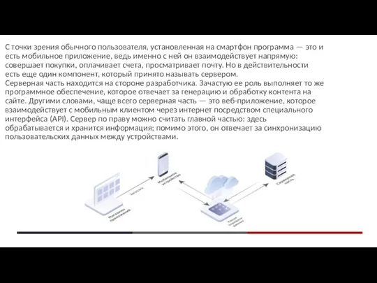 С точки зрения обычного пользователя, установленная на смартфон программа — это