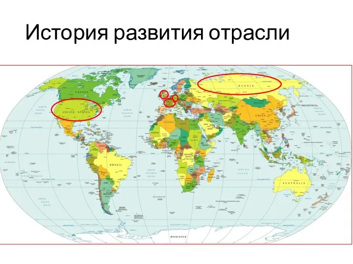 История развития отрасли