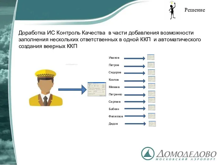 в Решение Доработка ИС Контроль Качества в части добавления возможности заполнения