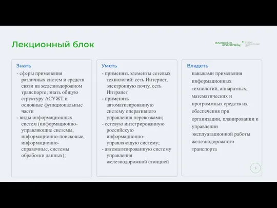 Лекционный блок Знать - сферы применения различных систем и средств связи