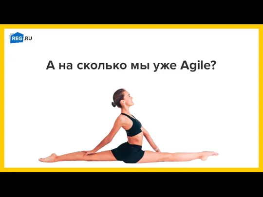 А на сколько мы уже Agile?