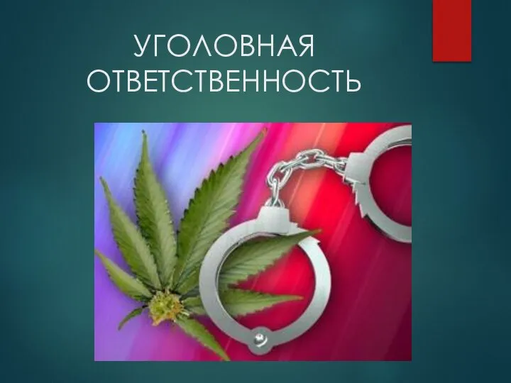 УГОЛОВНАЯ ОТВЕТСТВЕННОСТЬ