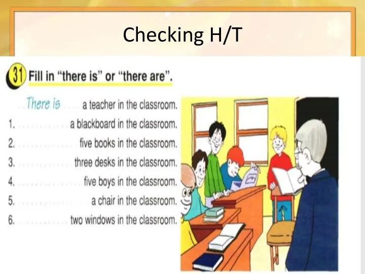 Checking H/T