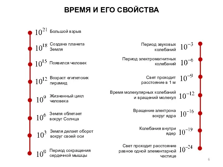 ВРЕМЯ И ЕГО СВОЙСТВА Период сокращения сердечной мышцы Земля делает оборот