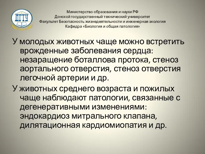 Министерство образования и науки РФ Донской государственный технический университет Факультет Безопасность