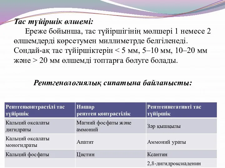 Тас түйіршік өлшемі: Ереже бойынша, тас түйіршігінің мөлшері 1 немесе 2