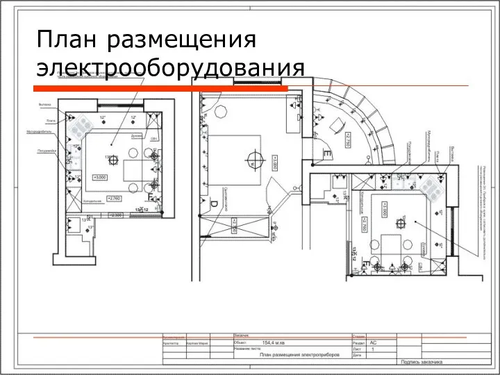 План размещения электрооборудования