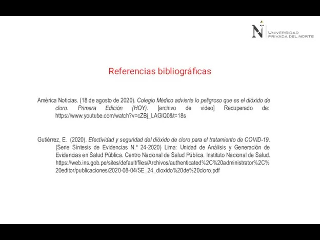 América Noticias. (18 de agosto de 2020). Colegio Médico advierte lo