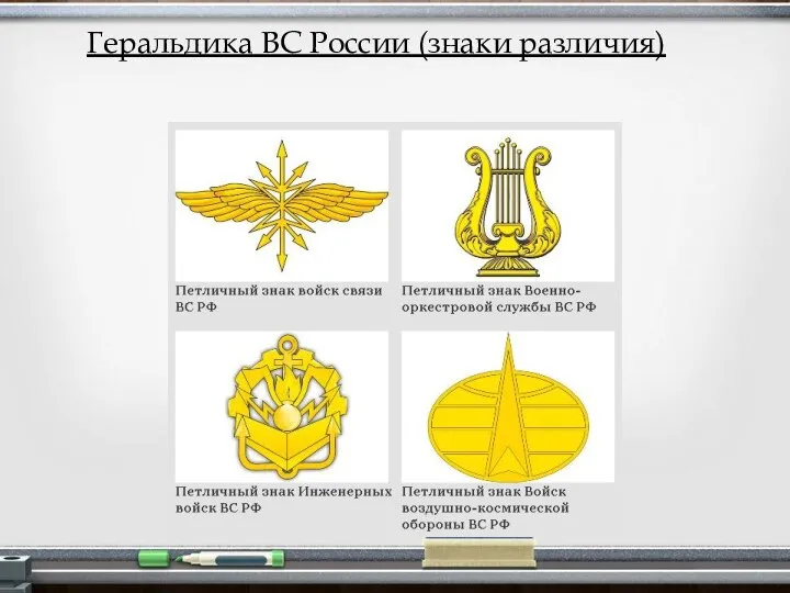 Геральдика ВС России (знаки различия)