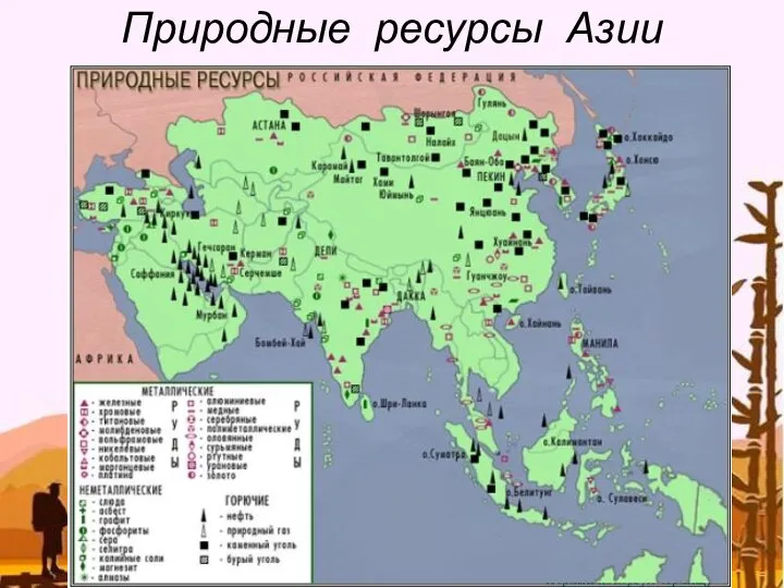 Природные ресурсы Азии