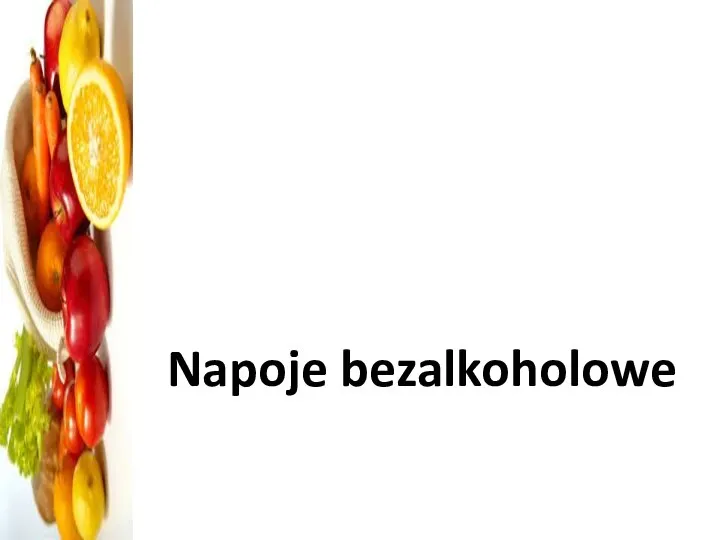 Napoje bezalkoholowe