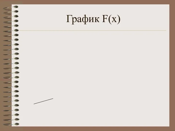 График F(x)