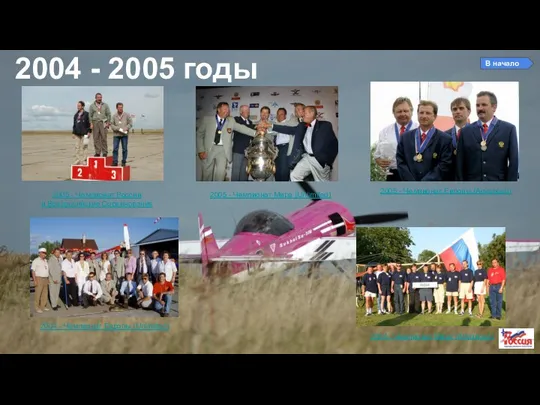 2005 - Чемпионат России и Всероссийские Соревнования 2005 - Чемпионат Европы
