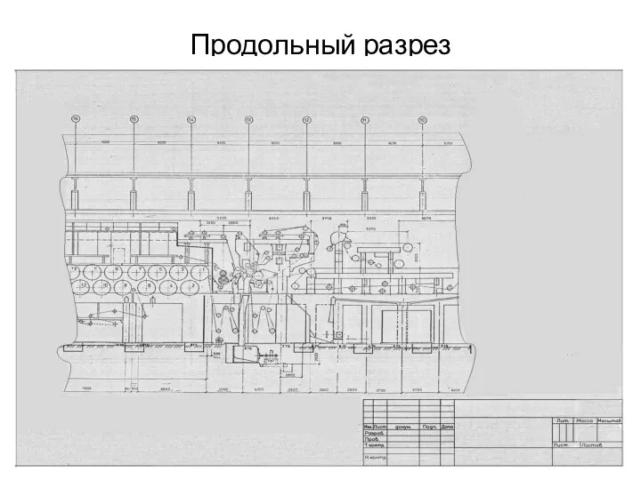 Продольный разрез