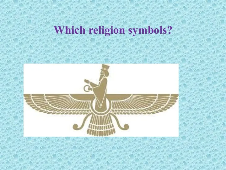 Which religion symbols?