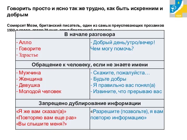 Говорить просто и ясно так же трудно, как быть искренним и