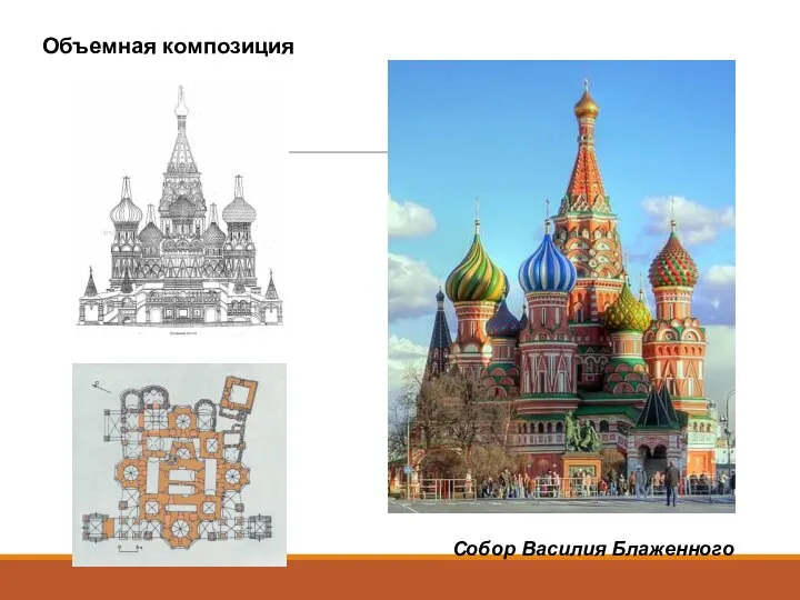 Собор Василия Блаженного Объемная композиция