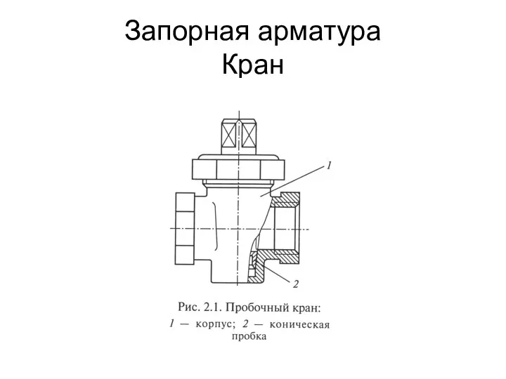 Запорная арматура Кран