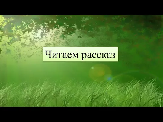 Читаем рассказ