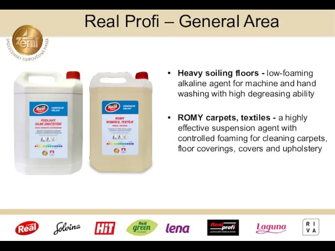 Real Profi – General Area Heavy soiling floors - low-foaming alkaline