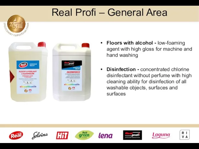 Real Profi – General Area Floors with alcohol - low-foaming agent