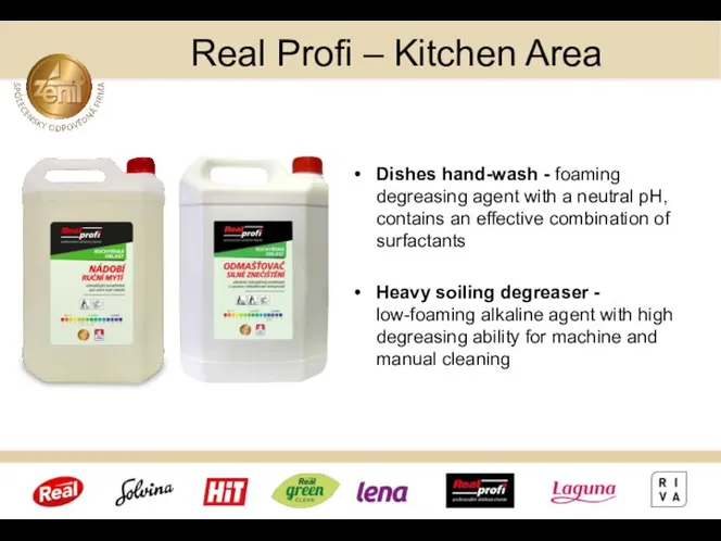 Real Profi – Kitchen Area Dishes hand-wash - foaming degreasing agent