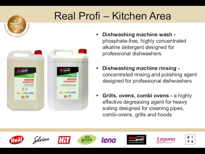 Real Profi – Kitchen Area Dishwashing machine wash - phosphate-free, highly