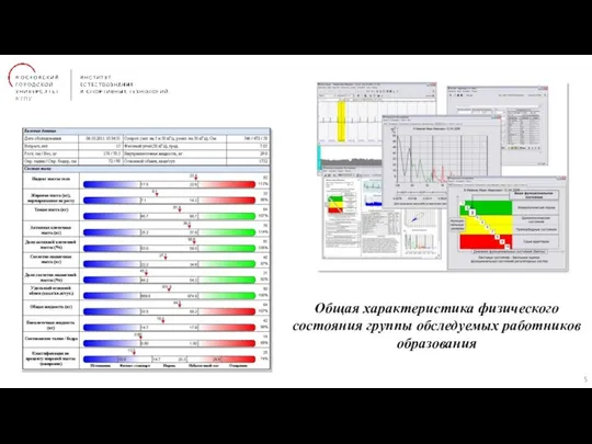 Общая характеристика физического состояния группы обследуемых работников образования