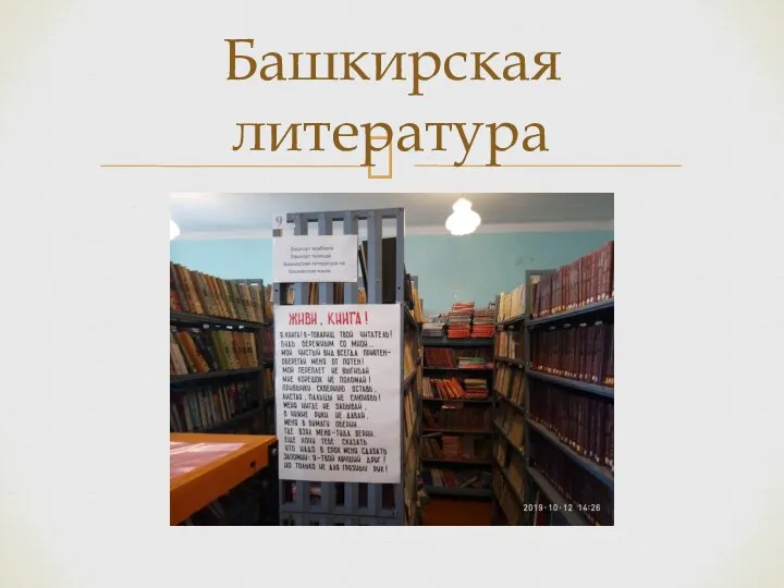 Башкирская литература