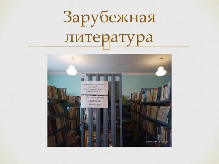 Зарубежная литература