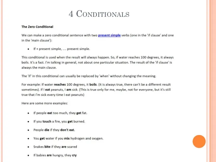 4 Conditionals