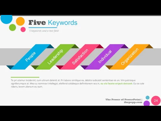 Five Keywords 5 keywords and a text field People Leadership Satisfaction