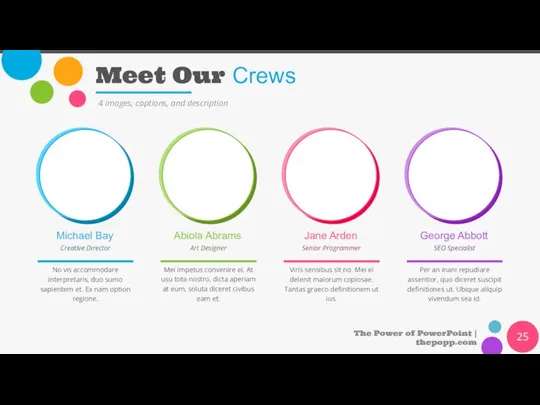 Meet Our Crews The Power of PowerPoint | thepopp.com 4 images,