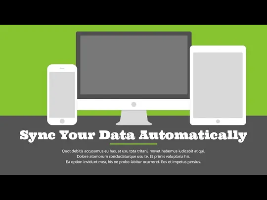 Sync Your Data Automatically Quot debitis accusamus eu has, at usu