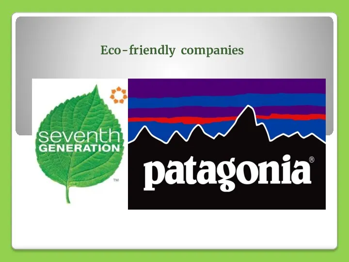 Eco-friendly companies