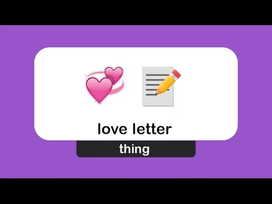 love letter thing