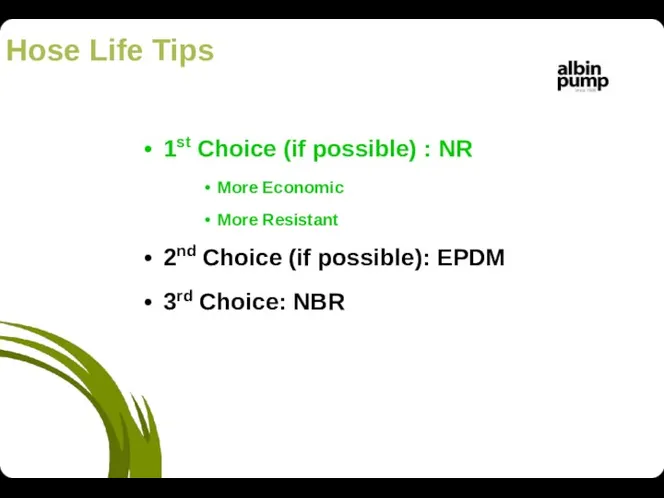 1st Choice (if possible) : NR More Economic More Resistant 2nd