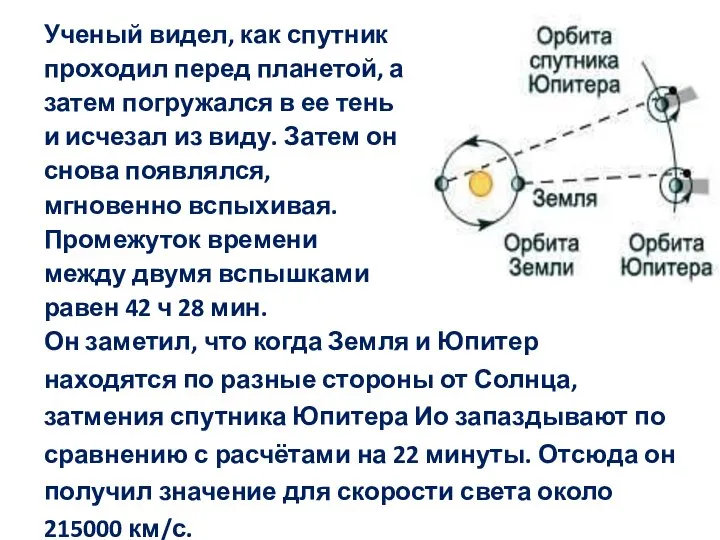 Ученый видел, как спутник проходил перед планетой, а затем погружался в