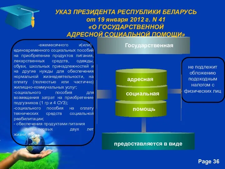 УКАЗ ПРЕЗИДЕНТА РЕСПУБЛИКИ БЕЛАРУСЬ от 19 января 2012 г. N 41