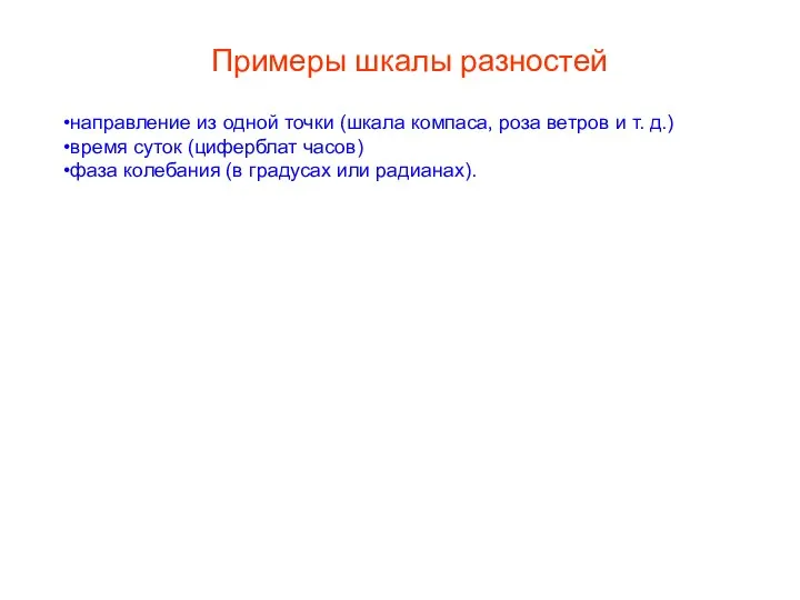 направление из одной точки (шкала компаса, роза ветров и т. д.)