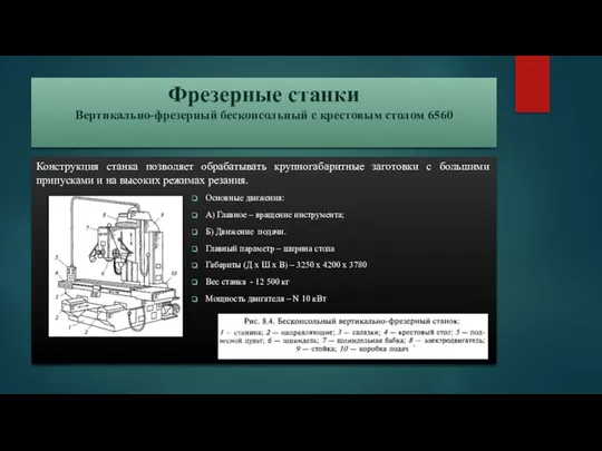 Фрезерные станки Вертикально-фрезерный бесконсольный с крестовым столом 6560 Конструкция станка позволяет