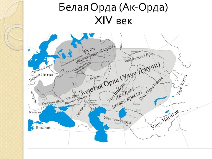 Белая Орда (Ак-Орда) XIV век