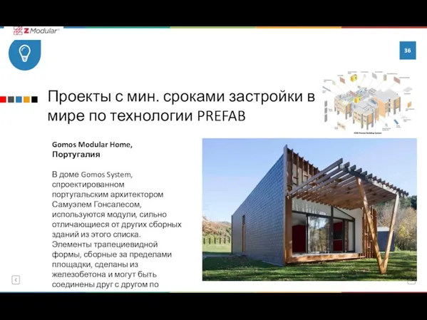 Gomos Modular Home, Португалия В доме Gomos System, спроектированном португальским архитектором