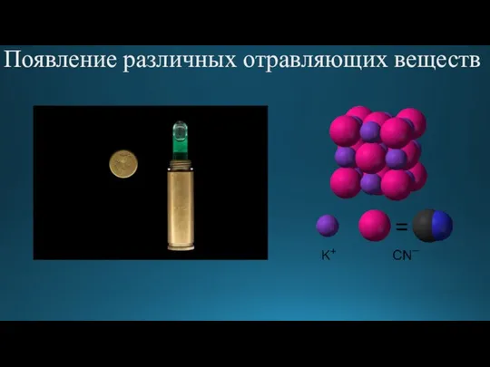 Появление различных отравляющих веществ