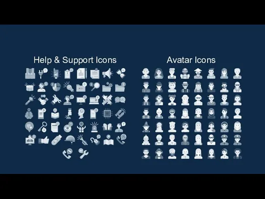 Help & Support Icons Avatar Icons