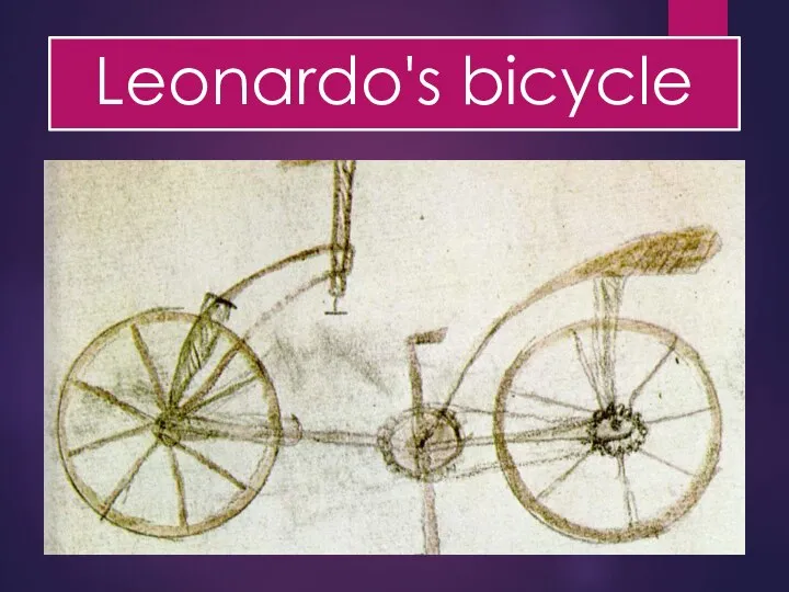 Leonardo's bicycle