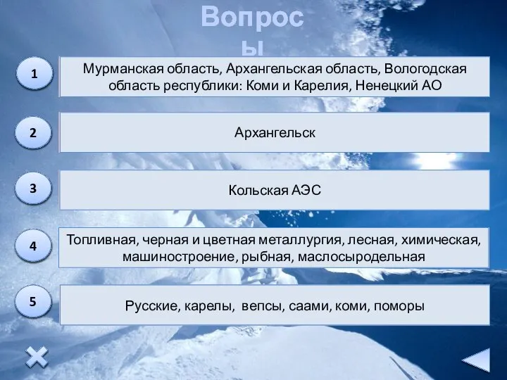 Вопросы 1 2 3 4 5 Какие субъекты РФ входят в