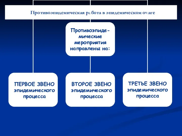 Противоэпидемическая работа в эпидемическом очаге